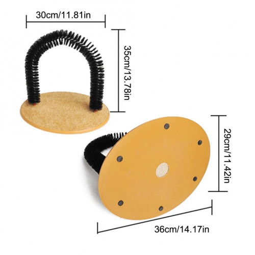 حكاكة قطط مع قاعدة خداشة بنية حكاكة قطط مع قاعدة خداشة بنية
