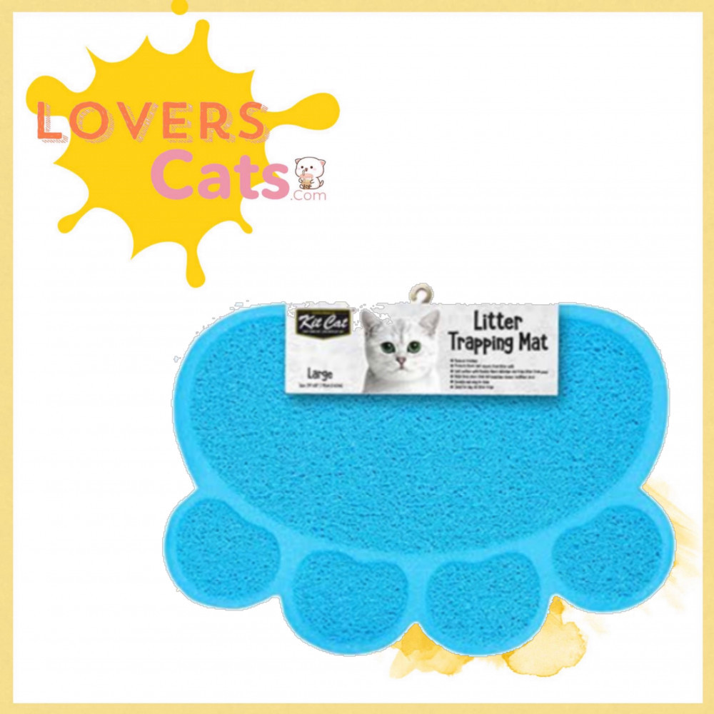 دعاسة حصيرة كت كات كبيرة لحوض الرمل شكل بصمة اليف ٤٥سم*٦٠سم