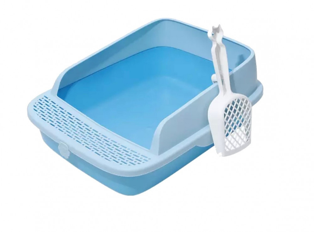 ليتربوكس حوض رمل بتصميم اطراف شبك مع مجرفة