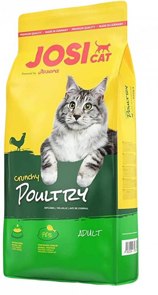 جوسي كات كرانشي بولتري بالدواجن للقطط 18 كيلو