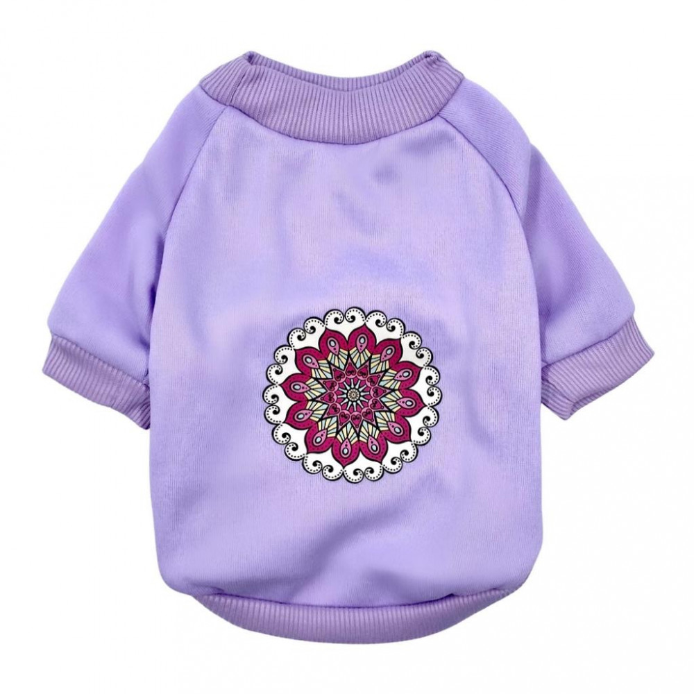 تيشيرت احمر ناعم بأكمام طويلة للكلاب والقطط