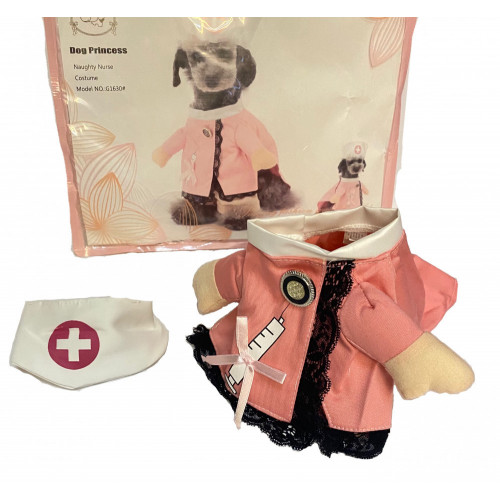 ملابس كلاب جراء لبس ممرضة