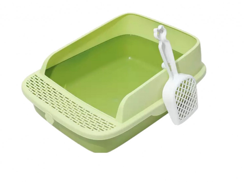 ليتربوكس حوض رمل بتصميم اطراف شبك مع مجرفة