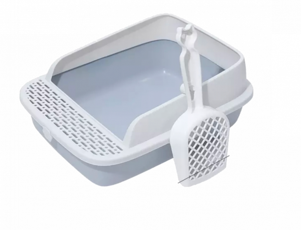 ليتربوكس حوض رمل بتصميم اطراف شبك مع مجرفة