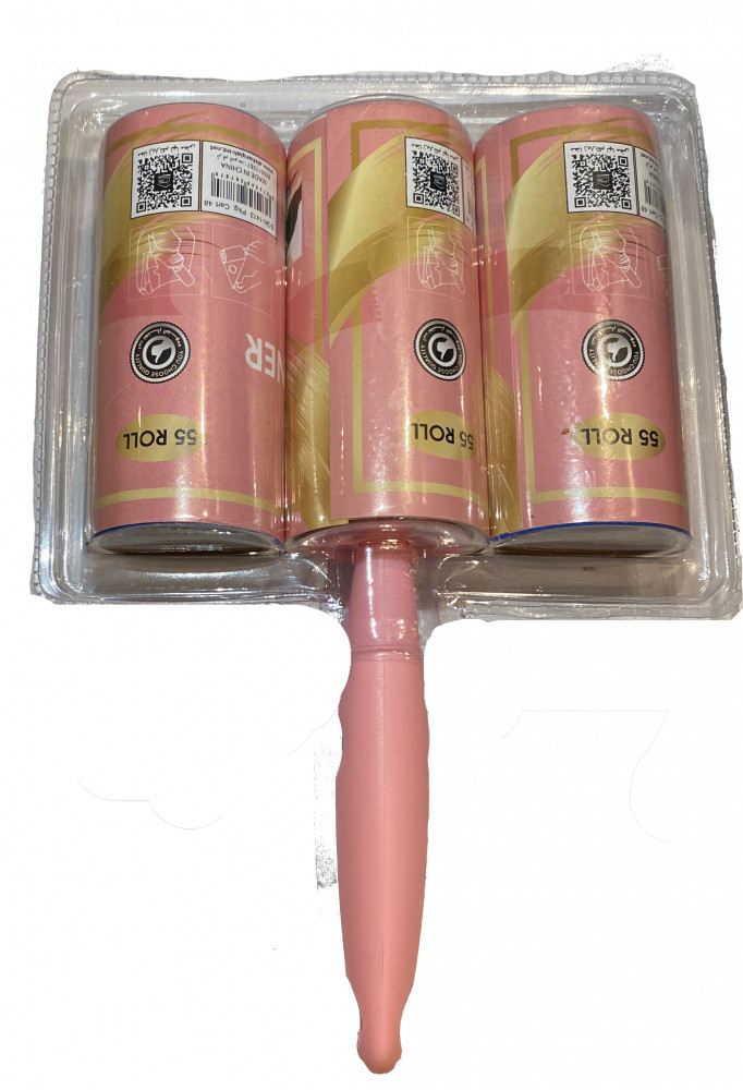 رول لاصق لإزالة شعر الحيوانات 3قطع