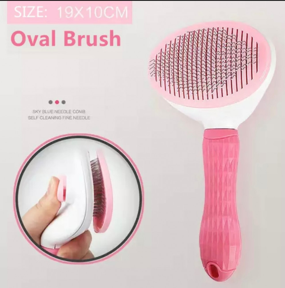 مشط حديد مع ضاغط تنظيف ذاتي