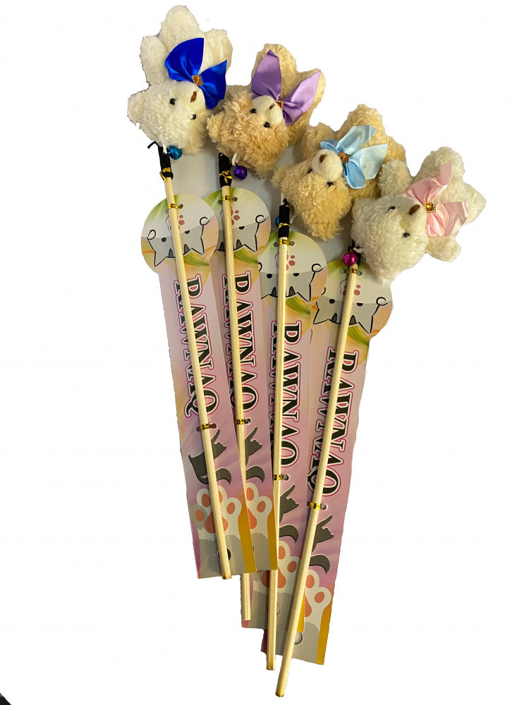 سنارة قطط بدمية دب  الوان متعدده