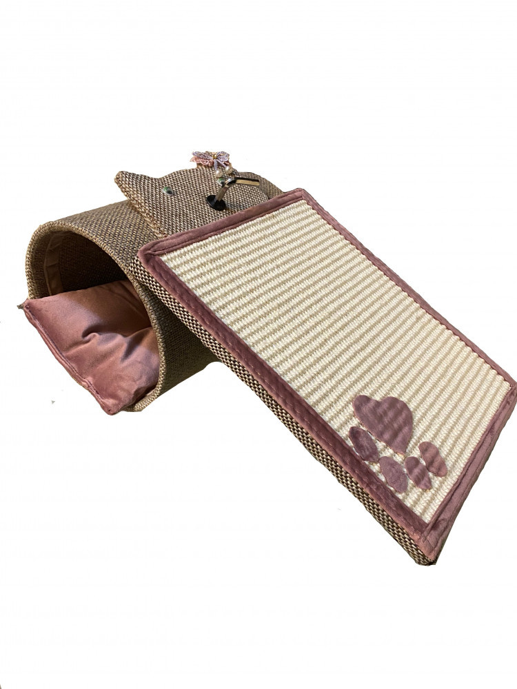 خداشة بتصميم نفق مثير مع وسادة حجم صغير