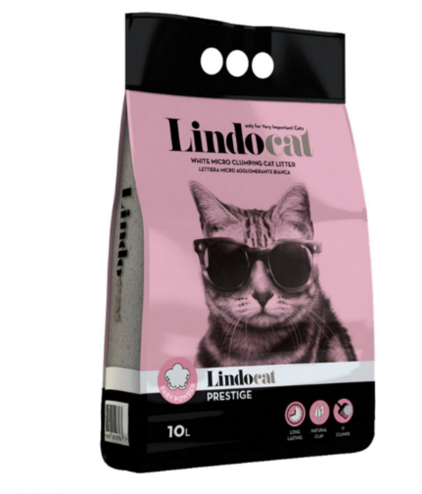 ليندو كات رمل قطط برستيج برائحة البودرة 10لتر