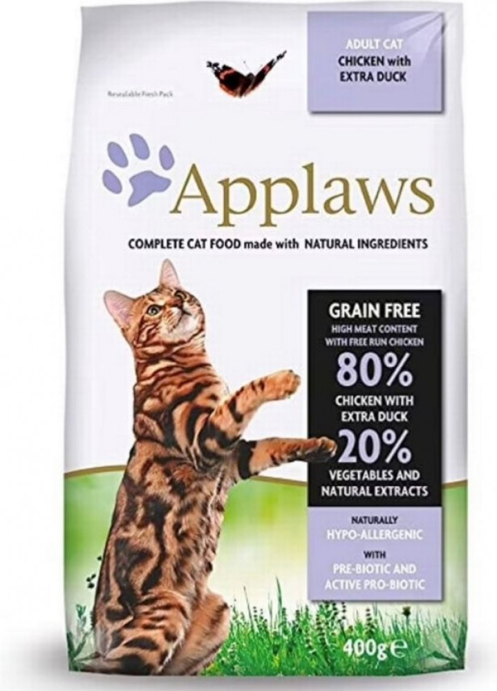 ابلاوز طعام قطط جاف بالدجاج والبط 2 كيلو