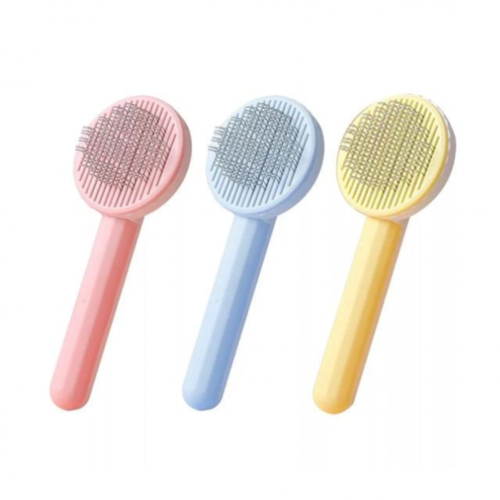 مشط حديد مع ضاغط تنظيف ذاتي