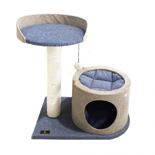 خداشة للقطط كوخ وسرير