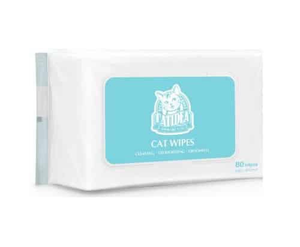 مناديل معقمة من كات ايديا لتنظيف القطط 80قطعة