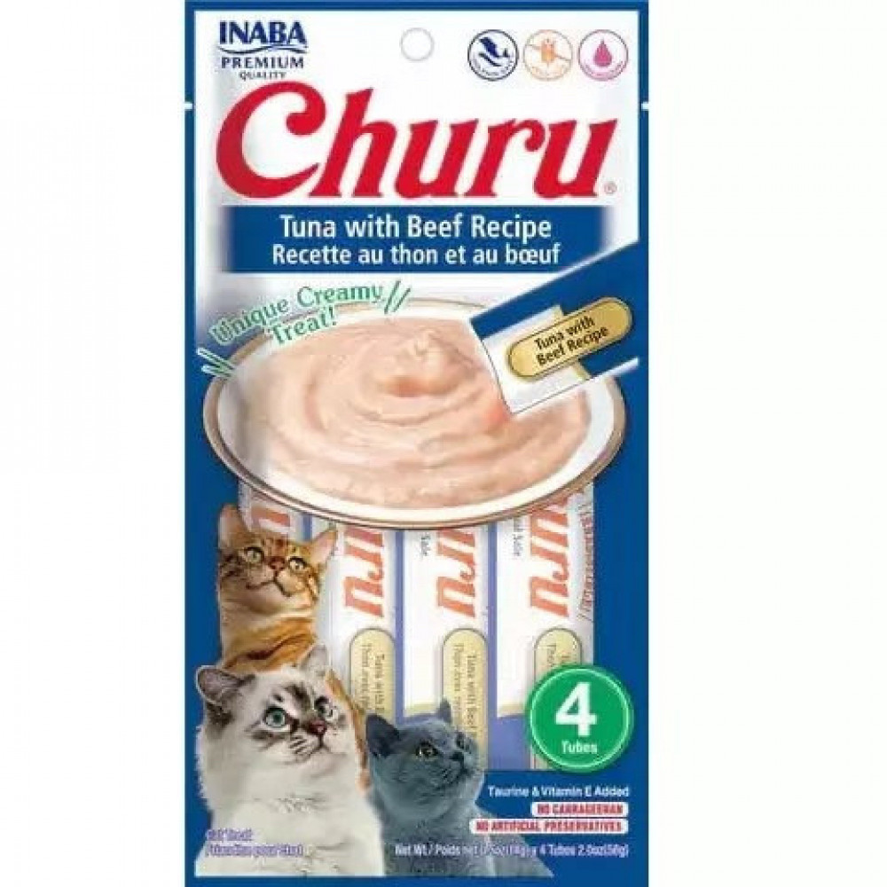 اينابا تشورو مكافأة هريس التونا مع اللحم البقري 4 أظرف*14غ اينابا تشورو مكافأة هريس التونا مع اللحم البقري 4 أظرف*14غ