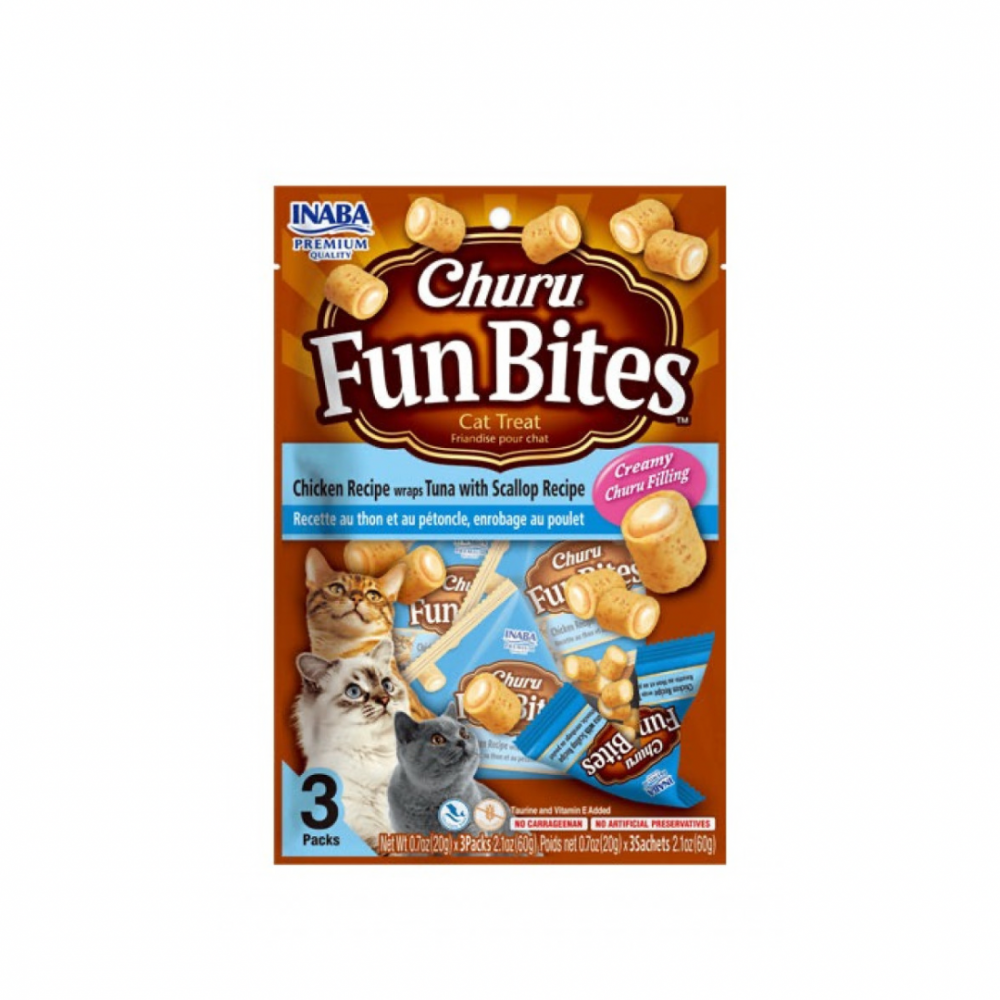 اينابا مكافأة الدجاج محشية تونا مع المحار   3 أظرف * 20 جرام