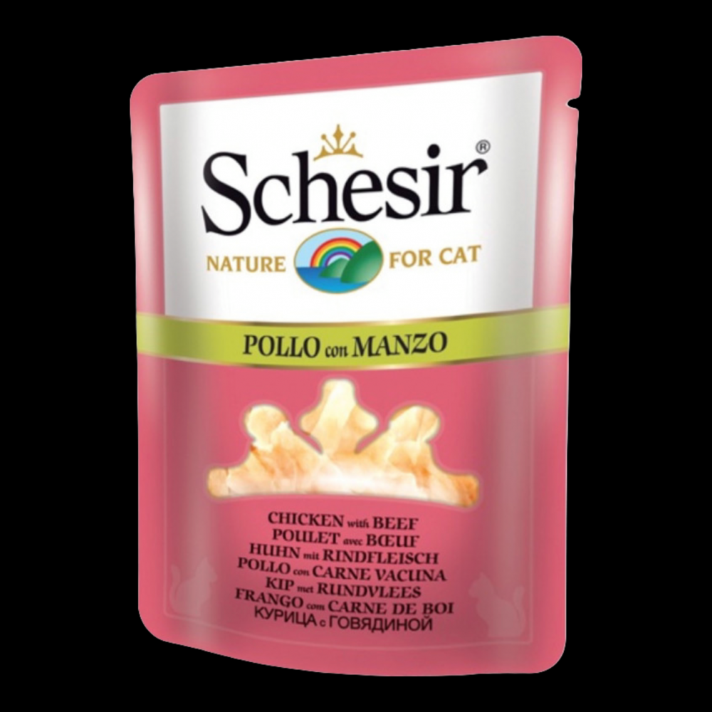 شيزر طعام قطط رطب دجاج مع اللحم البقري 70 جرام شيزر طعام قطط رطب دجاج مع اللحم البقري 70 جرام
