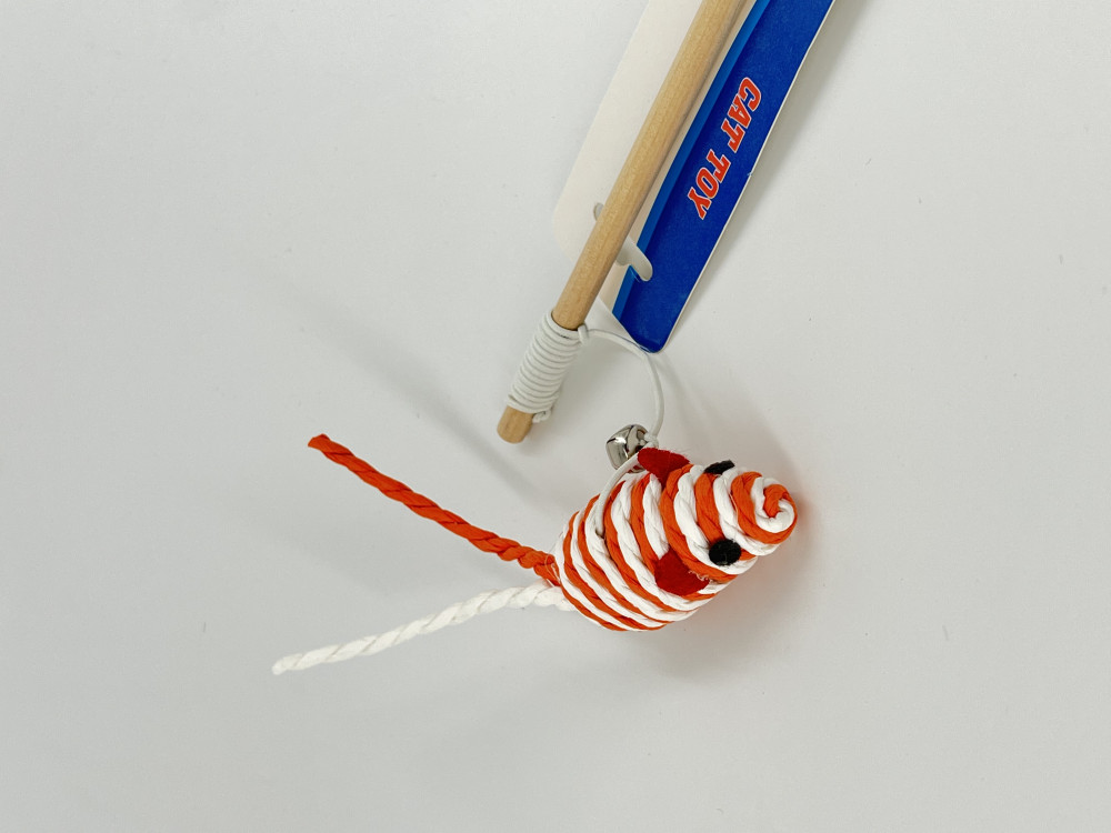 سنارة للقطط دمية الفأر الوان متعددة