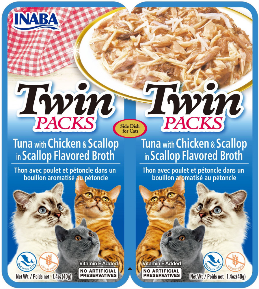 اينابا توين تونا و دجاج مع المحار في مرق المحار 2 ظرف*40جرام