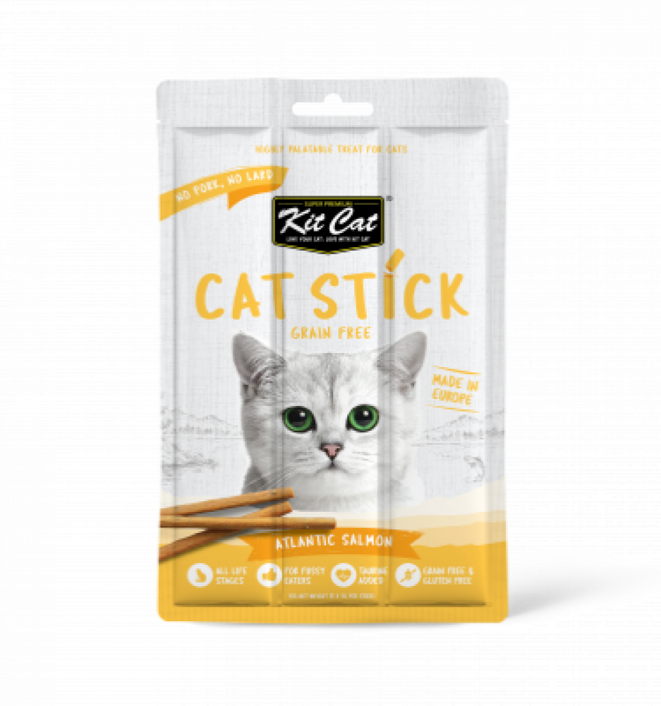 كت كات مكافأة اعواد السالمون  للقطط 15غ