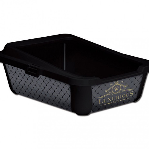 ليتربوكس حوض رمل اسود أنيق من موديرنا