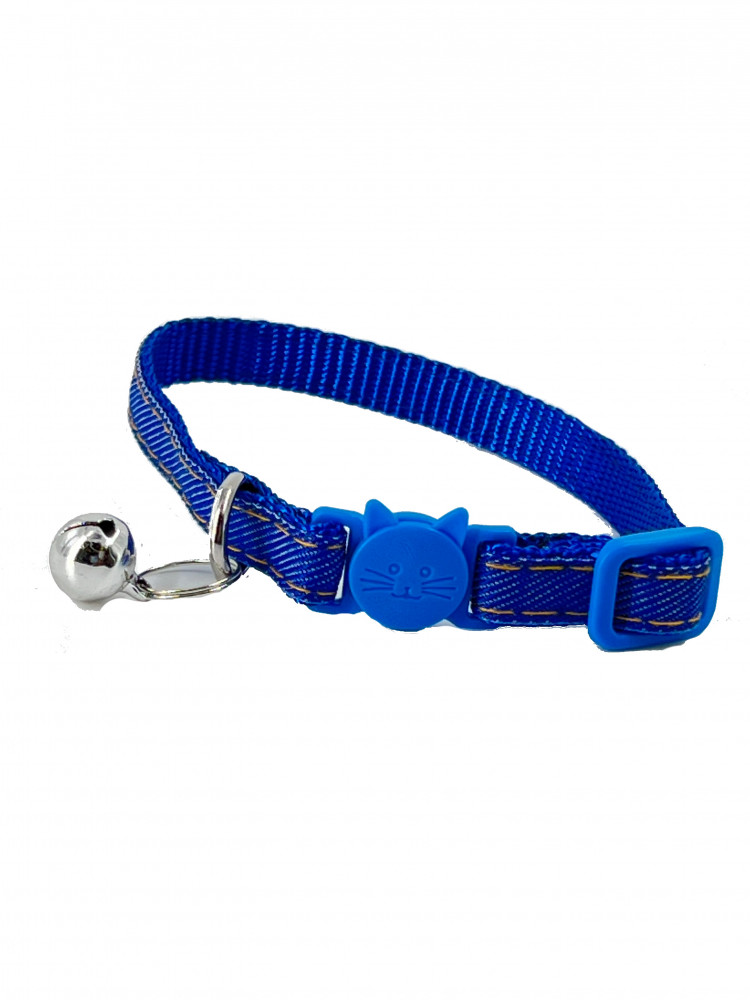 طوق جينز مع جرس