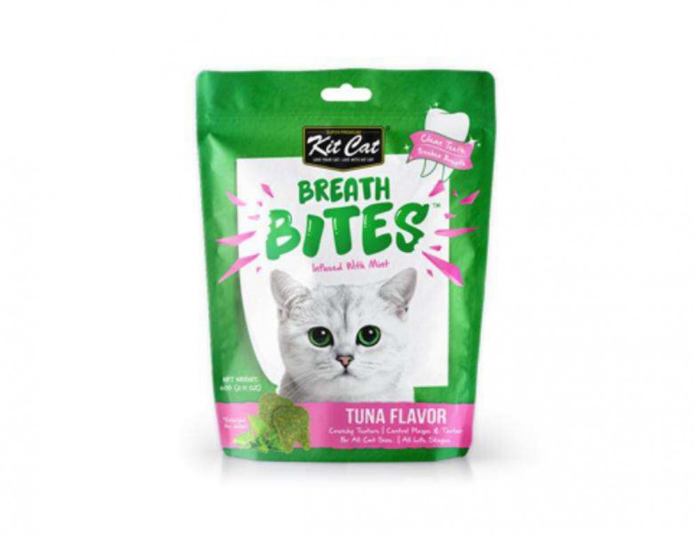 كت كات بريث بايتس لدعم الاسنان بالتونه 60g