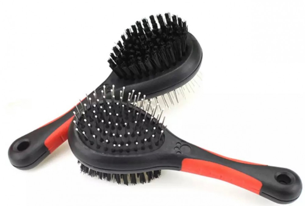 مشط الشعر بوجهين للقطط والكلاب