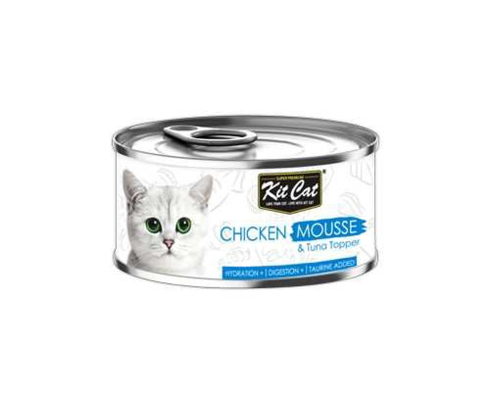 معلبات كت كات مهروس الدجاج مع التونا 80جرام