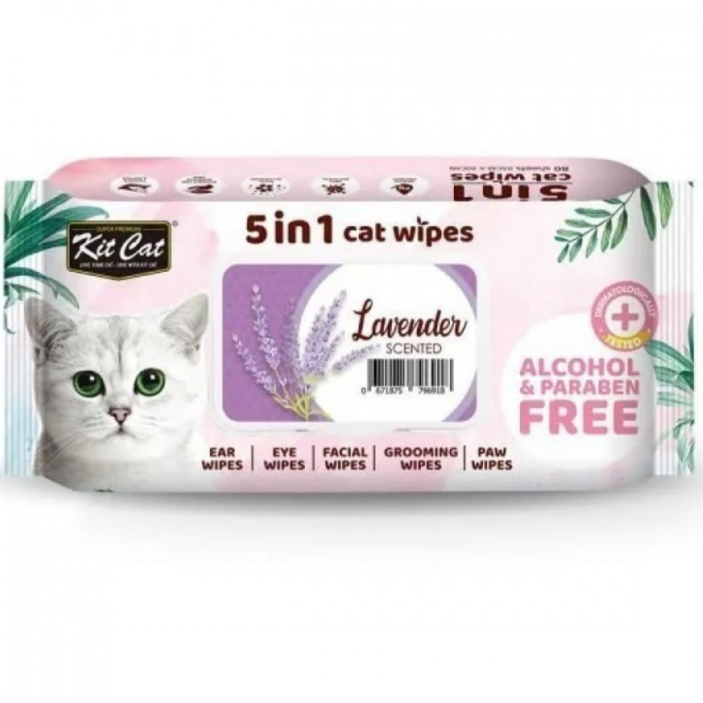 مناديل معطرة 5 في 1 برائحة اللافندر 80قطعة مناديل معطرة 5 في 1 برائحة اللافندر 80قطعة