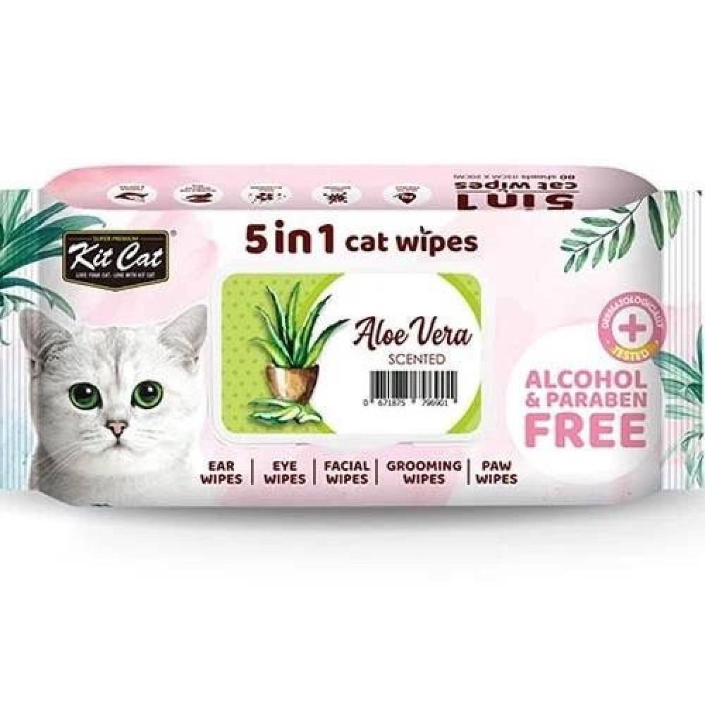 مناديل معطرة 5 في 1 برائحة الصبار 80قطعة