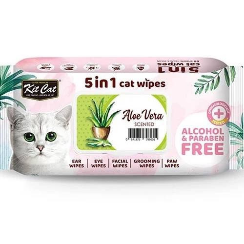 مناديل معطرة 5 في 1 برائحة الصبار 80قطعة