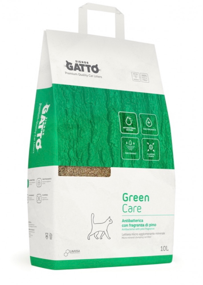 ليندو كات رمل قطط جرين كير برائحة الصنوبر 10لتر