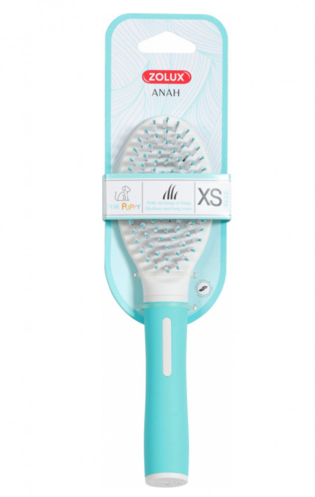 فرشاة بيضاوية بحجم صغير جدا لتمشيط شعر الكلاب فرشاة بيضاوية بحجم صغير جدا لتمشيط شعر الكلاب