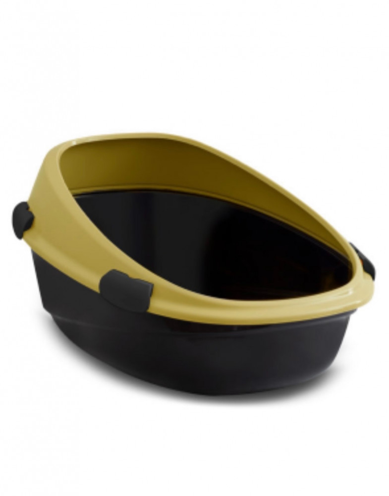 ليتربوكس حوض رمل ام بي برغامو أسود مع فلتر حجم كبير جدا