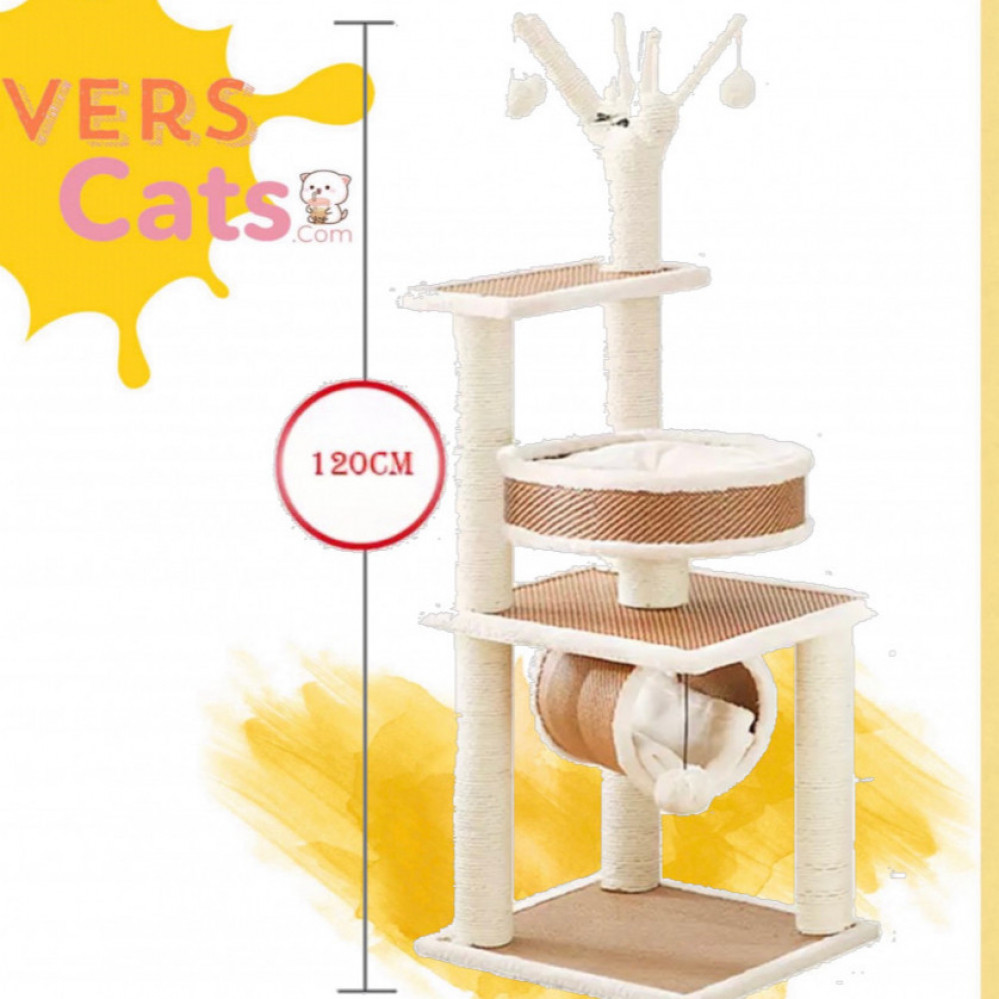 خداشة كبيرة مع بيت بتصميم نفق وسرير مريح