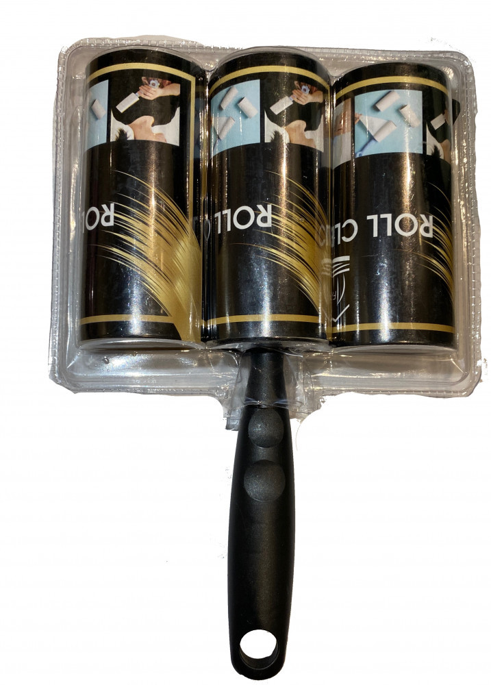 رول لاصق لإزالة شعر الحيوانات 3قطع