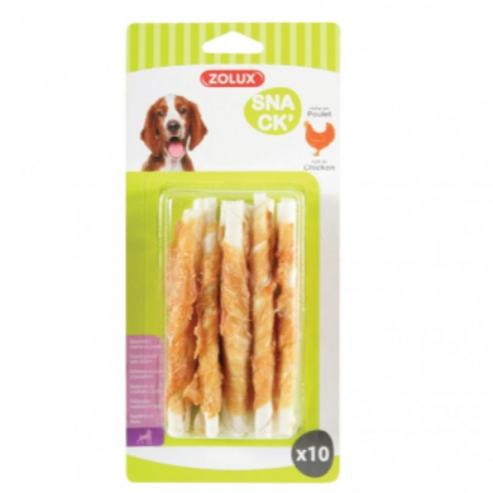 مكافأة كلاب اعواد الدجاج 10 قطع 85غ