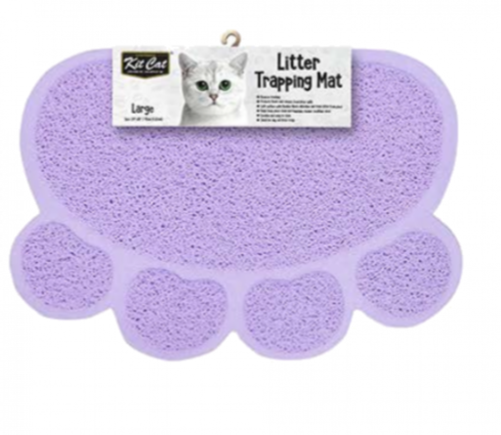 دعاسة كت كات لحوض الرمل شكل بصمة اليف 30سم*40سم