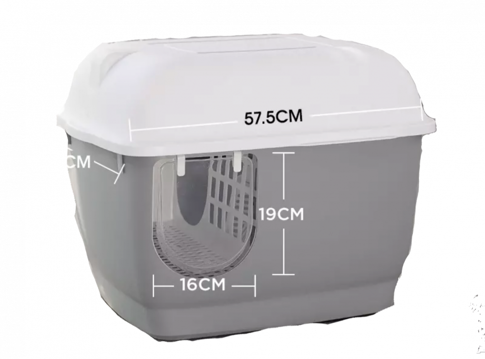 ليتربوكس كبير مغلق مع فلتر داخلي