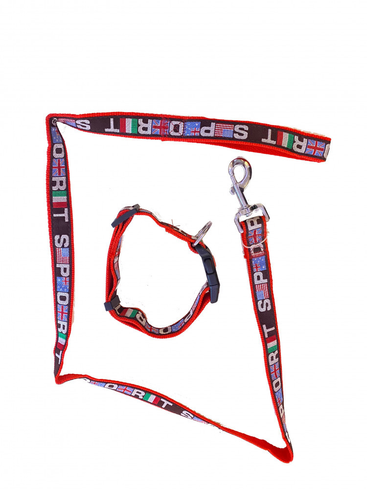 حبل تنزه قماشي مع طوق