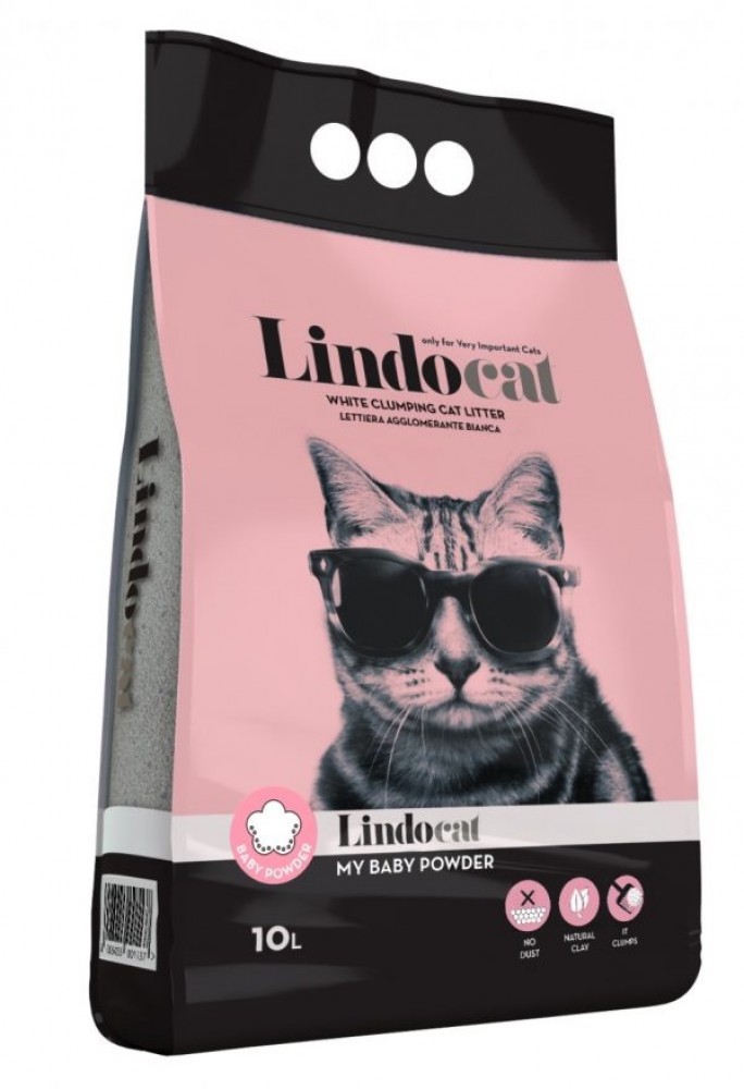 ليندو كات رمل قطط بيبي باودر 10لتر