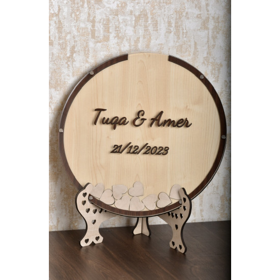 طارة الأمنيات دائري خشبي طارة الأمنيات دائري خشبي