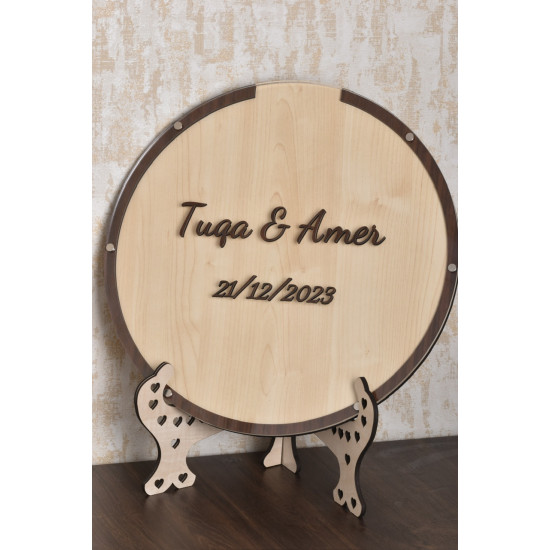 طارة الأمنيات دائري خشبي طارة الأمنيات دائري خشبي