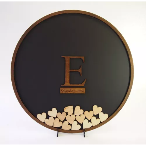 طارة الأمنيات دائري خشب اسود