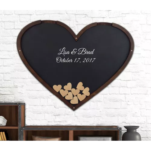 طارة الأمنيات قلب خشبي اسود طارة الأمنيات قلب خشبي اسود