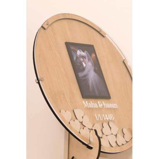 طارة الأمنيات دائري خشبي سوداء طارة الأمنيات دائري خشبي سوداء