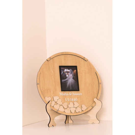 طارة الأمنيات دائري خشبي سوداء طارة الأمنيات دائري خشبي سوداء