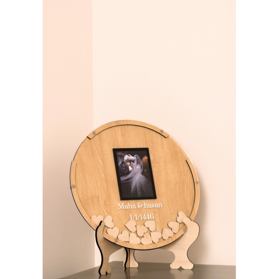 طارة الأمنيات دائري خشبي سوداء طارة الأمنيات دائري خشبي سوداء