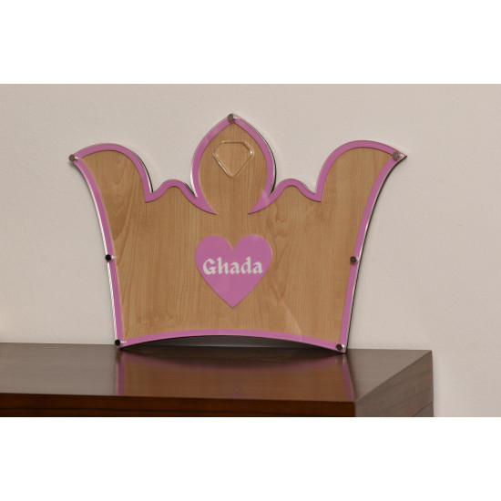 طارة الأمنيات تاج خشبي