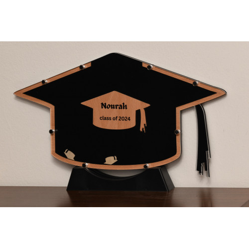 طارة أمنيات قبعة التخرج اسود طارة أمنيات قبعة التخرج اسود